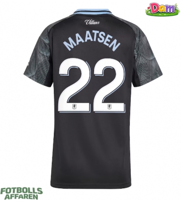 Aston Villa Ian Maatsen #22 Bortatröja Kvinnor 2025-26 Kortärmad